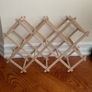 Wooden Wine Rack (stores up to 10 bottles)